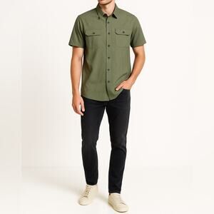 ZEROXPOSUR Performance Travel Shirt | XXL | Green | UPF Protection | Gorpcore